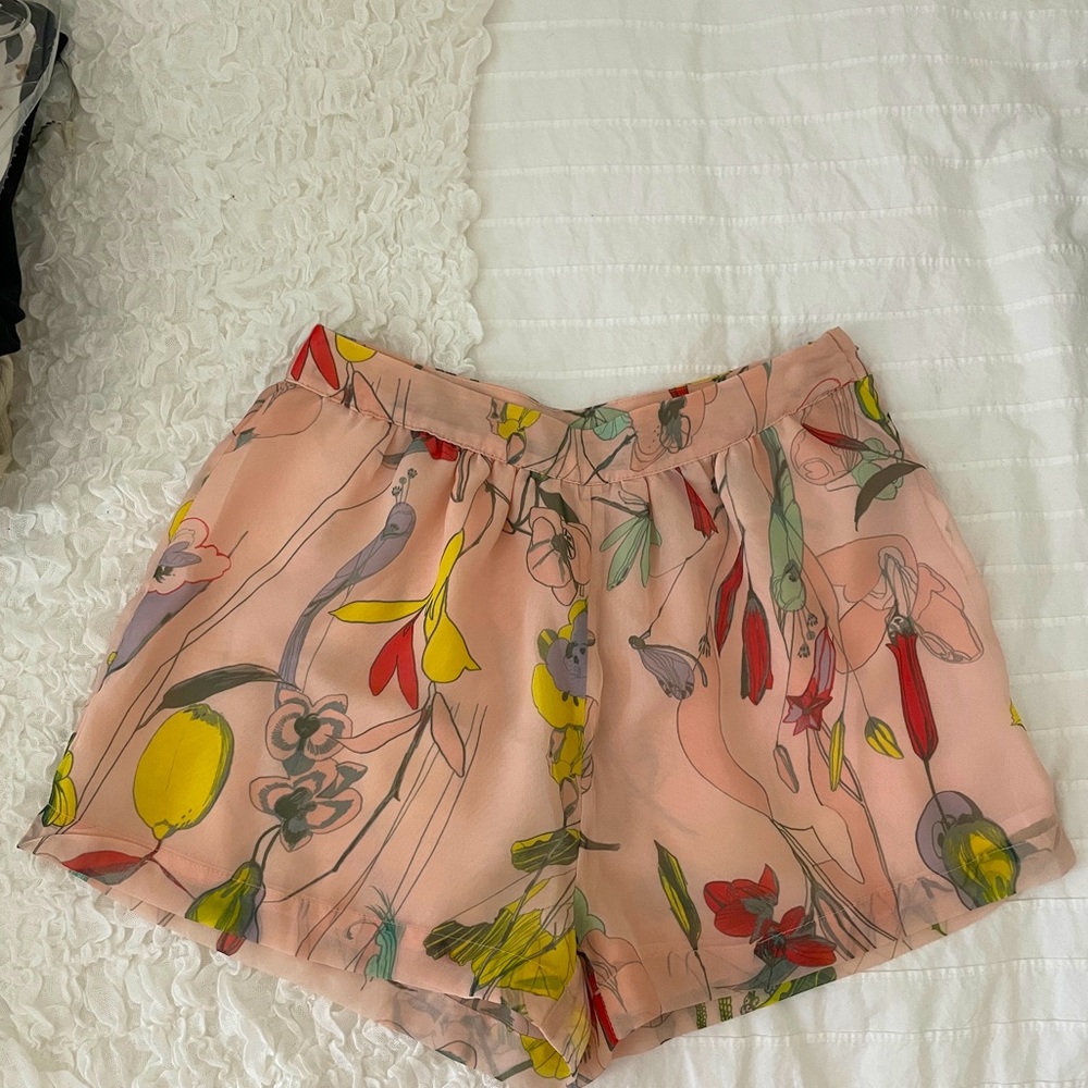 H&M pink floral bottom